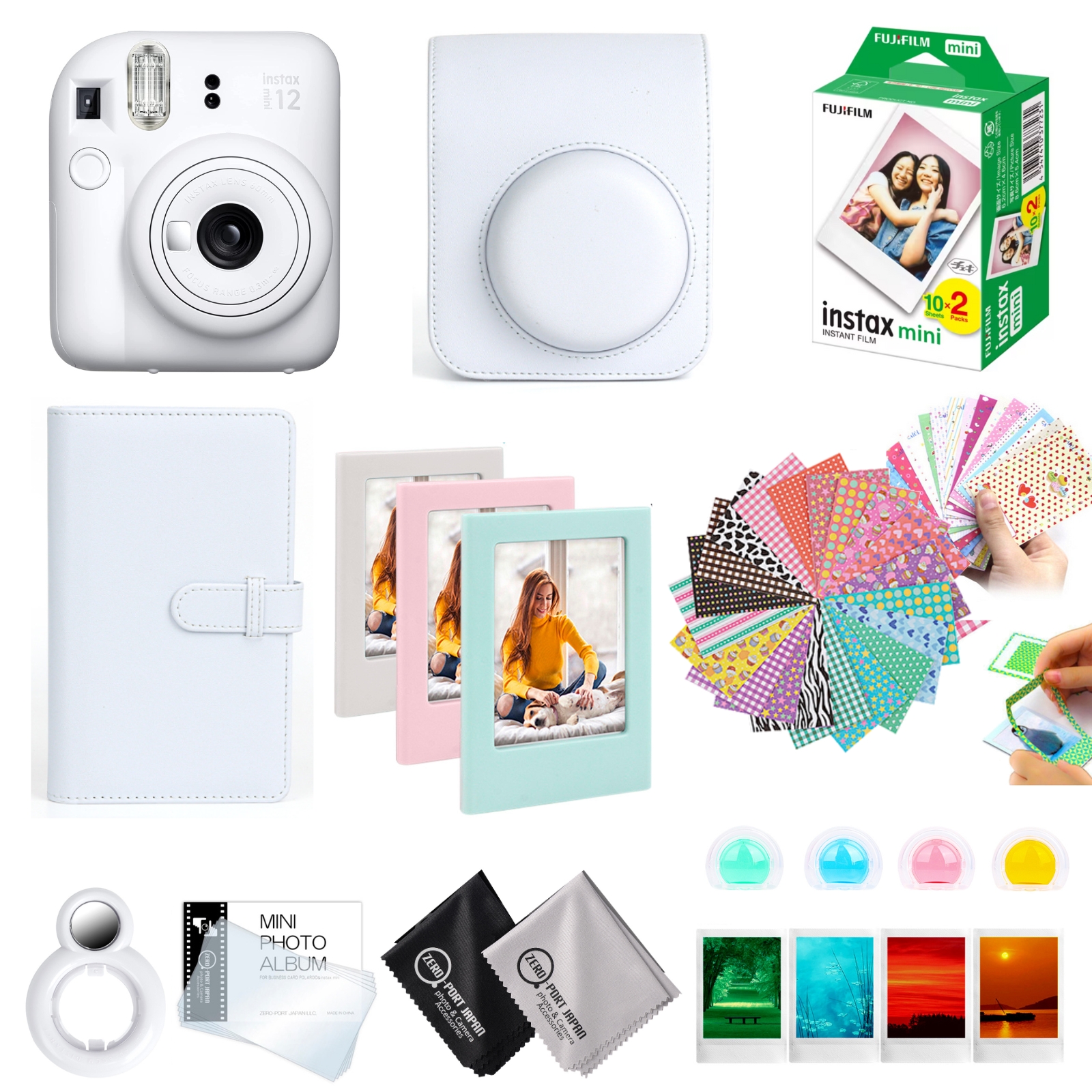 10点セット］ 富士フイルム チェキ instax mini12 本体 フィルム20枚