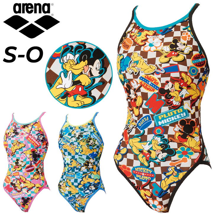 アリーナ（arena） レディース 練習用 水着 水泳 競泳 ディズニー