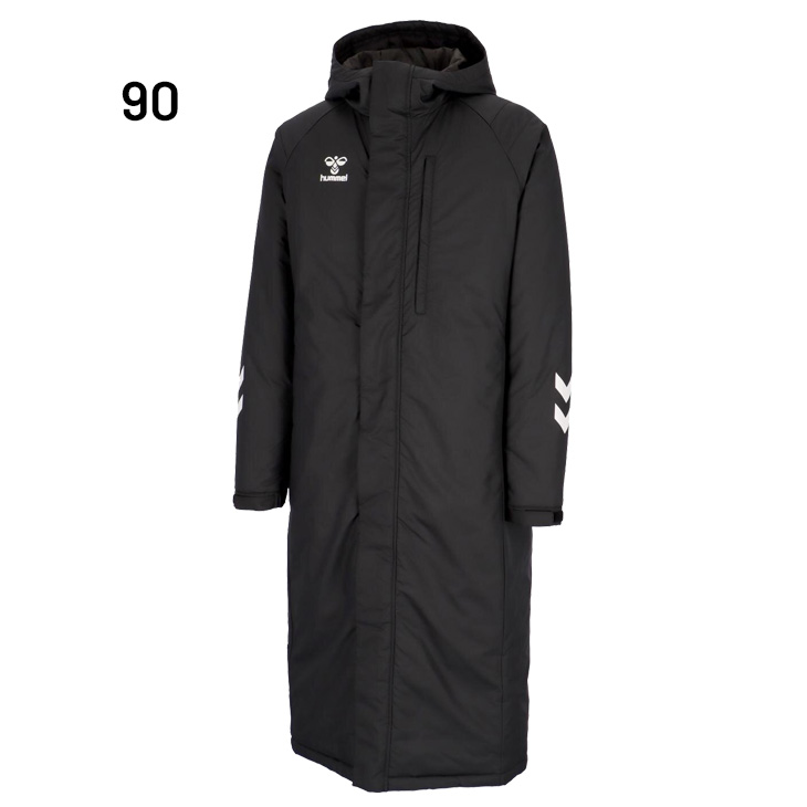 hummel（ヒュンメル） 中綿コート ロング丈 メンズ ジュニア 140cm