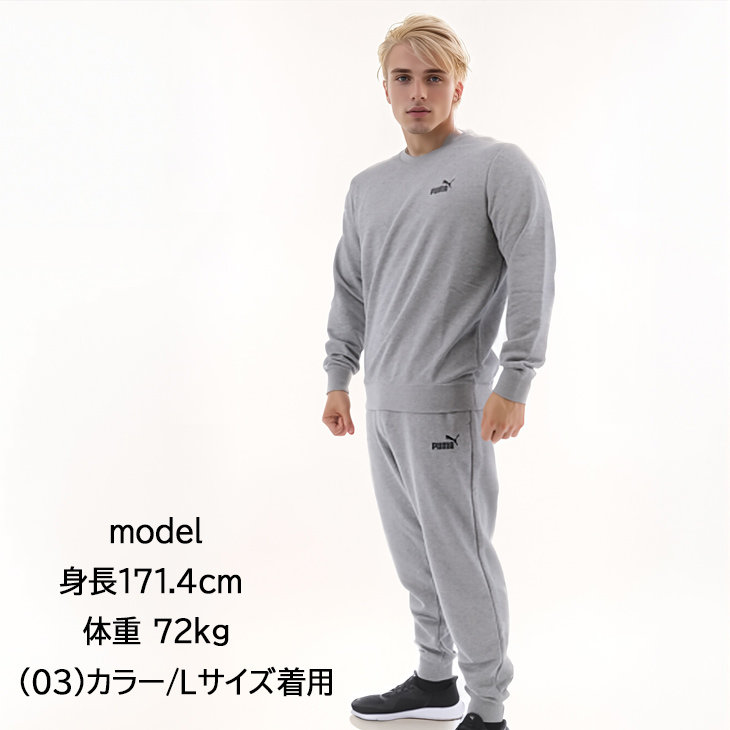 PUMA（プーマ） スウェット メンズ 上下 PUMA ESS NO. 1ロゴ