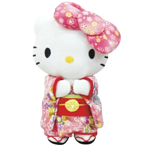 ハローキティ 七五三 キティちゃん 着物 3歳 7歳 マイメロ ぬいぐるみ