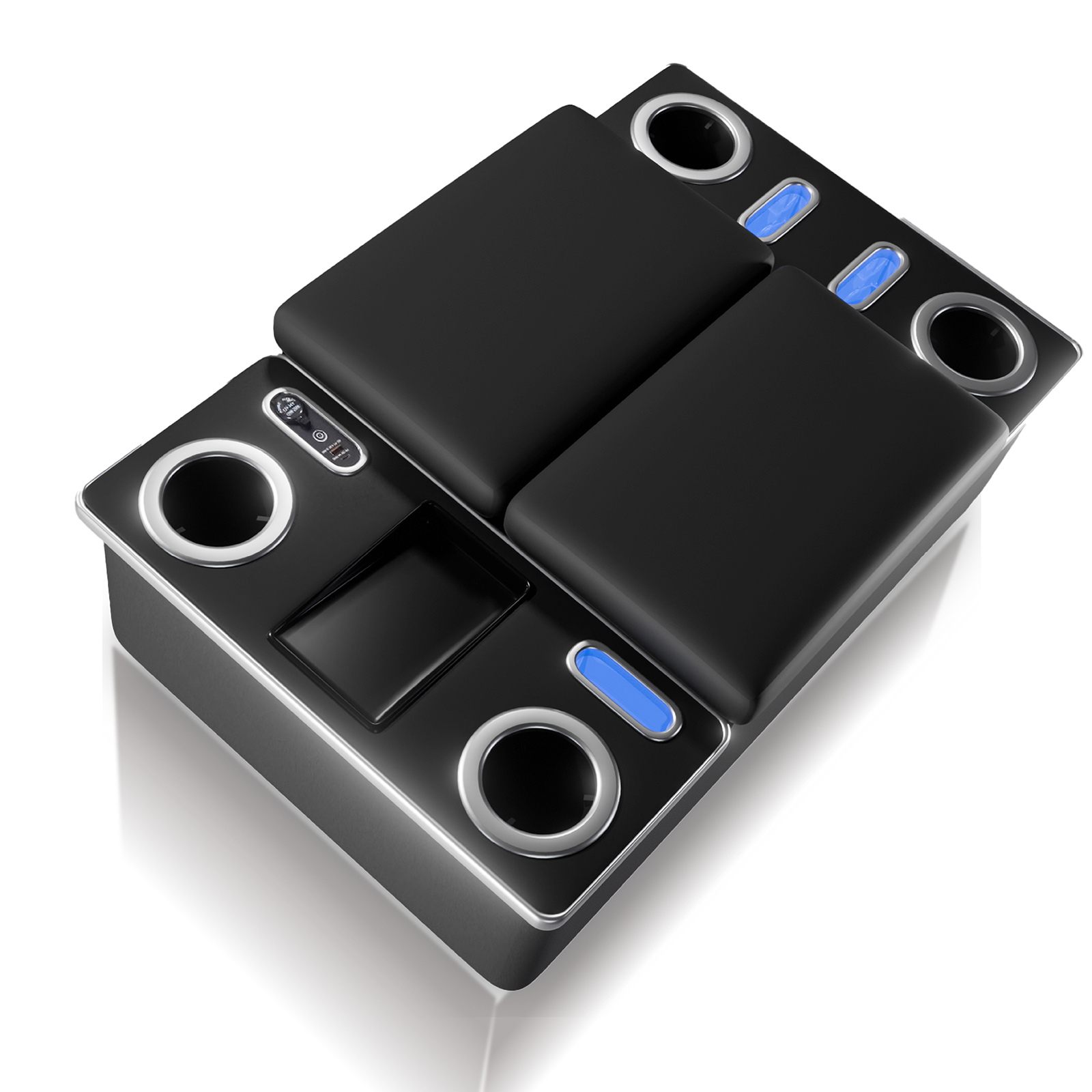 ハイエース 200系 コンソール ボックス LED アームレスト ワイドボディ