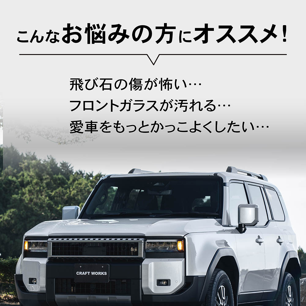 ランドクルーザー 250系 バグ ガード LEDあり GDJ TRJ GX ZX VX