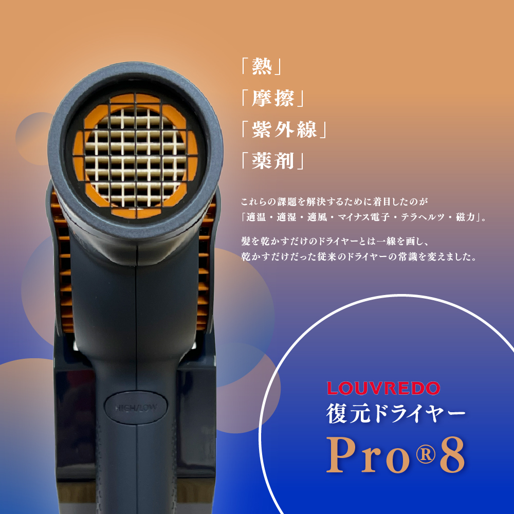 正規品 ルーヴルドー レヴィ 復元ドライヤーPro8 LJ-365DR8 れいめい