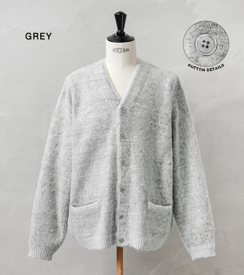 TOWNCRAFT（タウンクラフト） TC24F01000 シャギーカラー カーディガン