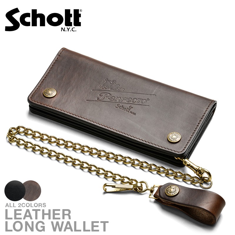 Schott N.Y.C（ショット） Schott PERFECTO レザーロングウォレット