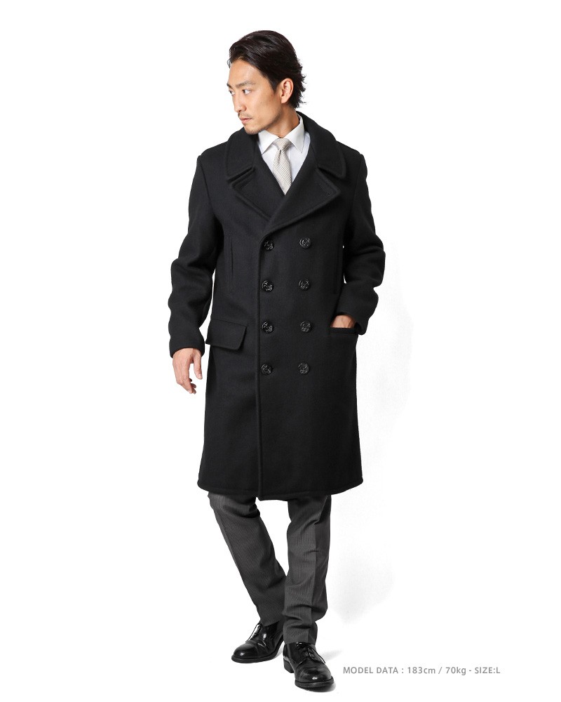 Schott N.Y.C（ショット） Schott 7331 ロングメルトンピーコート