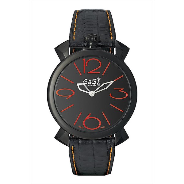GaGa MILANO（ガガミラノ） 腕時計 マニュアーレ シン 46mm ブラック