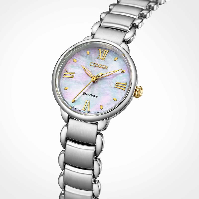 CITIZEN L シチズン 腕時計 シチズンエル レディース 白蝶貝 シルバー