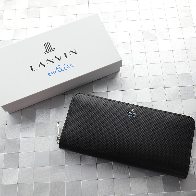 LANVIN en Bleu ランバンオンブルー ワグラム2小物 ラウンドファスナー