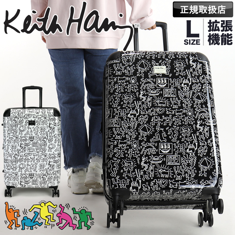 スーツケース 軽量 拡張 Lサイズ かわいい メンズ レディース キース