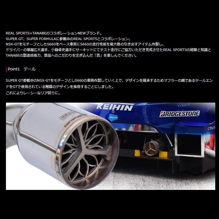 TANABE（タナベ） REALSPORTS×TANABE EXHAUST SYSTEM ST-SPEC マフラー