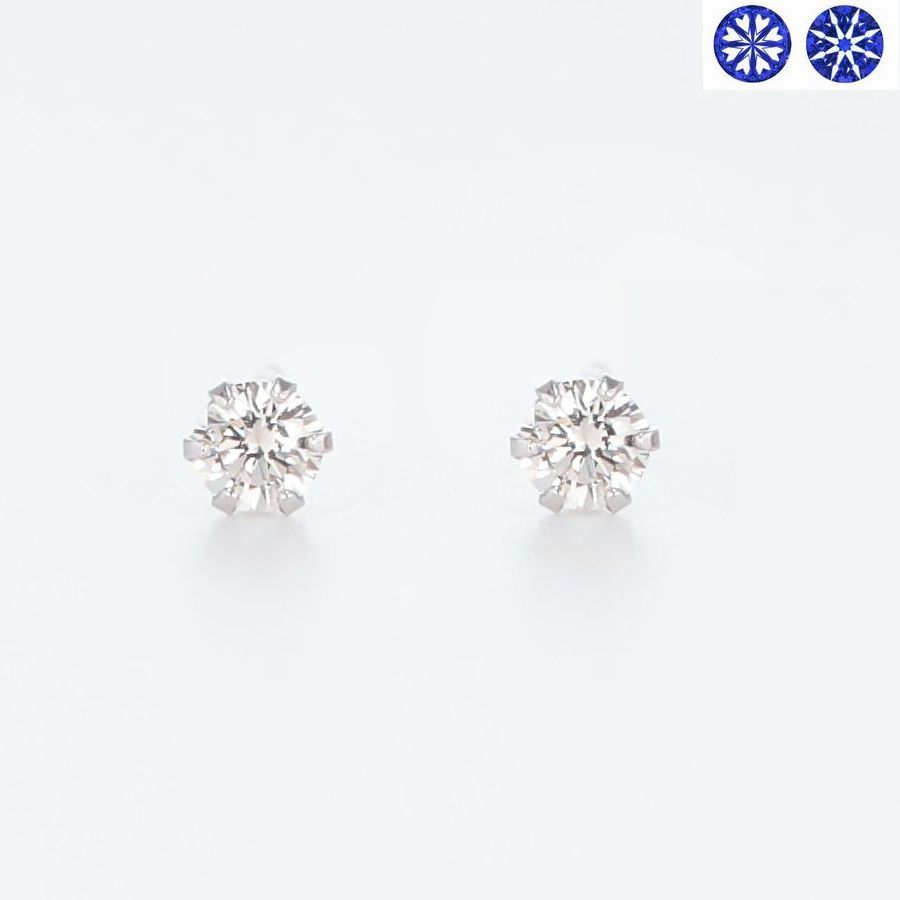 DAIYA（ダイヤ） ダイヤモンド ピアス 一粒 プラチナ K18 ハート