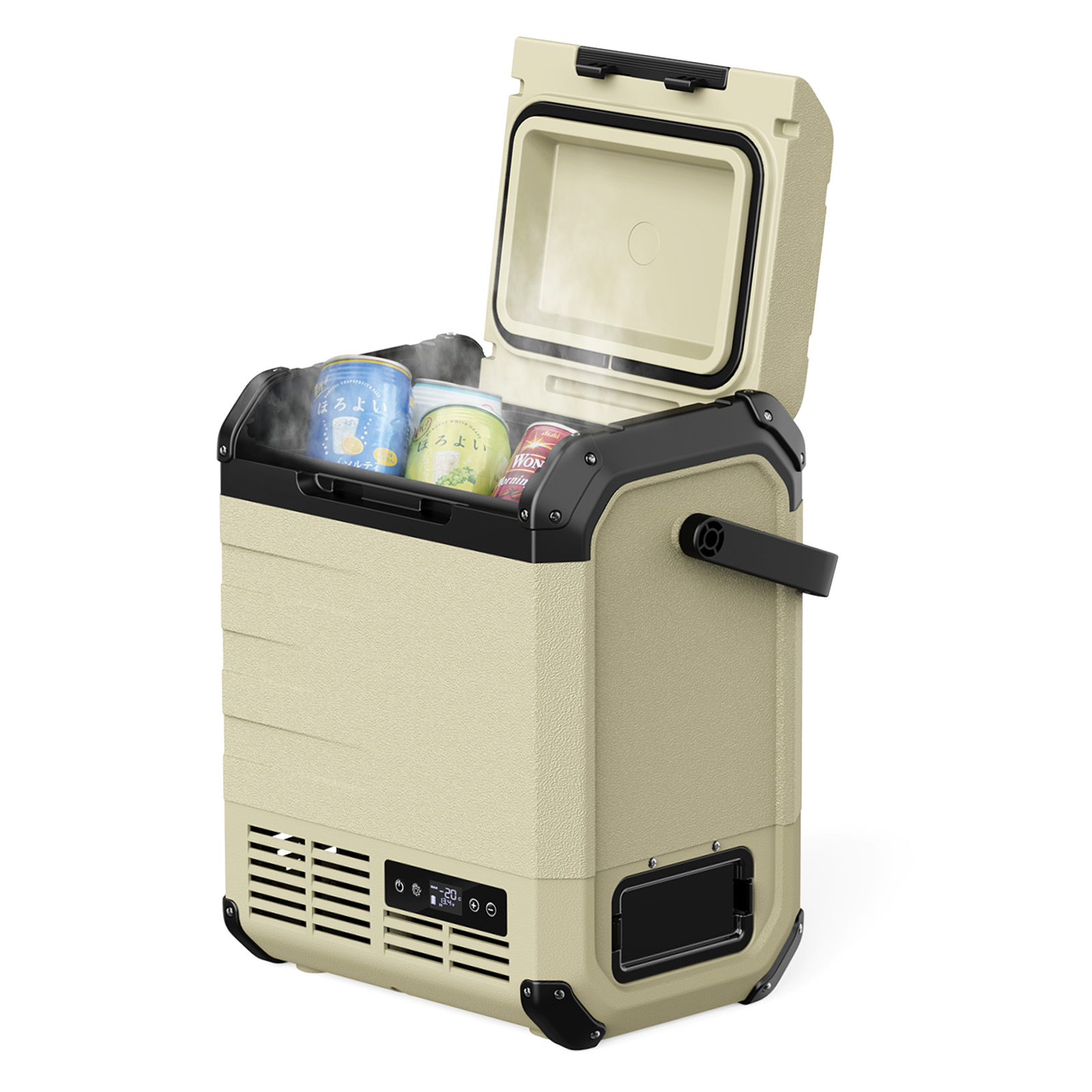 EENOUR 車載冷蔵庫 ポータブル冷蔵庫 10L バッテリー内蔵可能 -20℃〜10