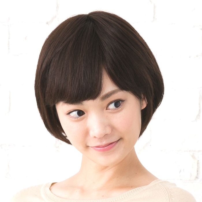 ウィッグ ショート 人毛100% 女性 医療用 自然 レディース 全3色 2