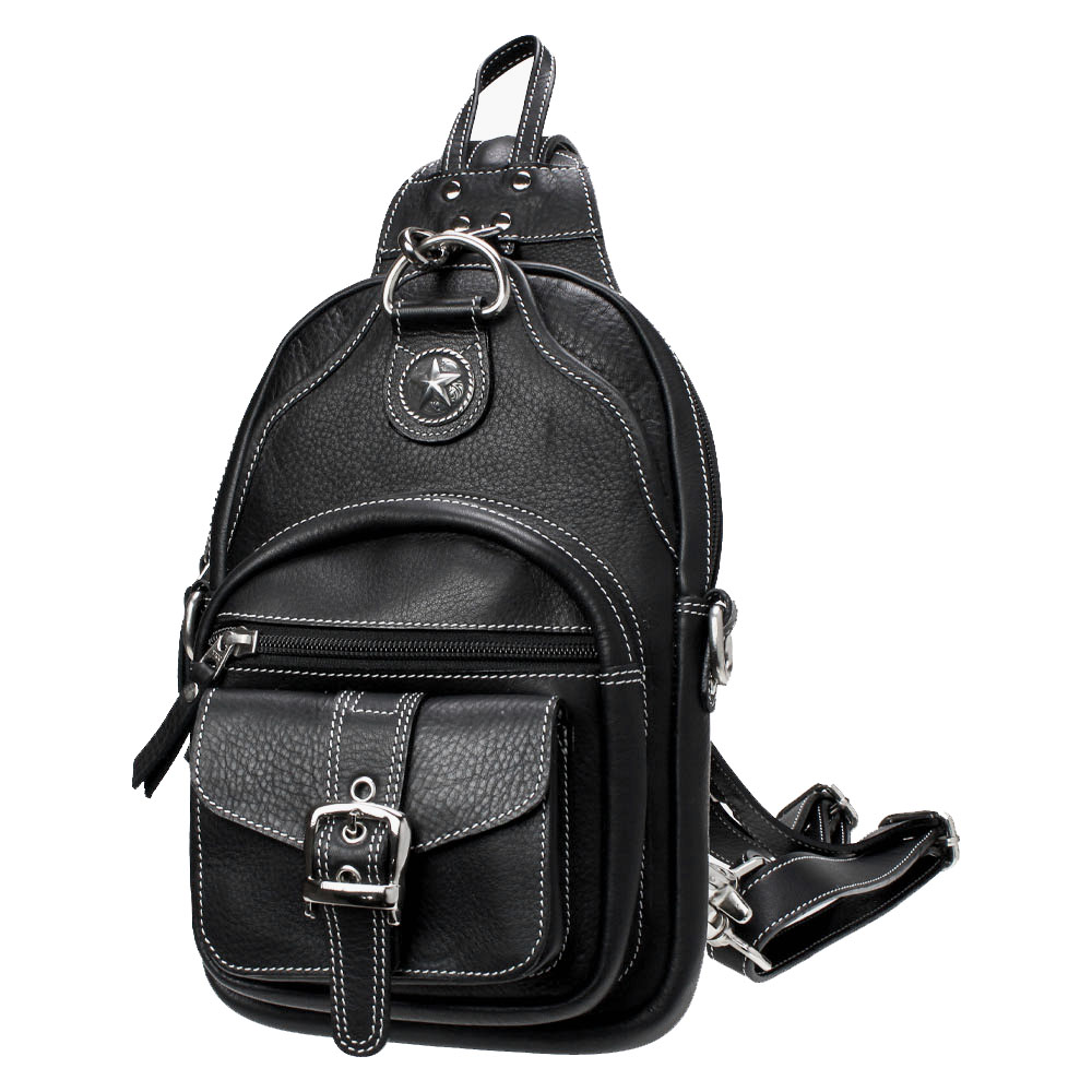 在庫処分 本革 ボディバッグ リュック 2WAY ワンショルダーバッグ 斜