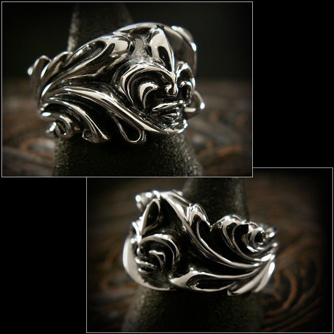 シルバーリング メンズ シルバー925 指輪 シルバーアクセサリー フレア