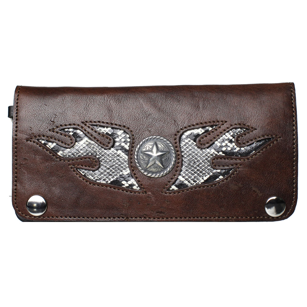 トラッカーズ ウォレット バイカーズ ライダーズ 二つ折り財布