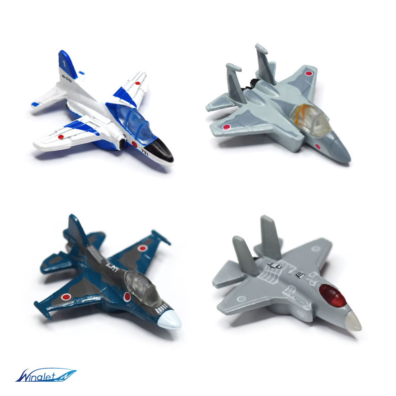 自衛隊 マグネット セット シリーズ 航空自衛隊 戦闘機 ブルー