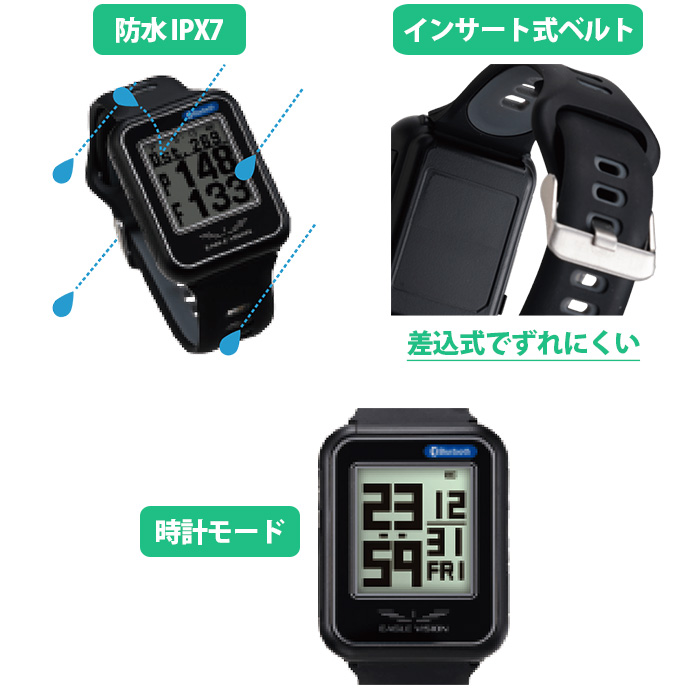 EAGLE VISION イーグルビジョン ウォッチ 6 EV-236 腕時計型 GPSゴルフ