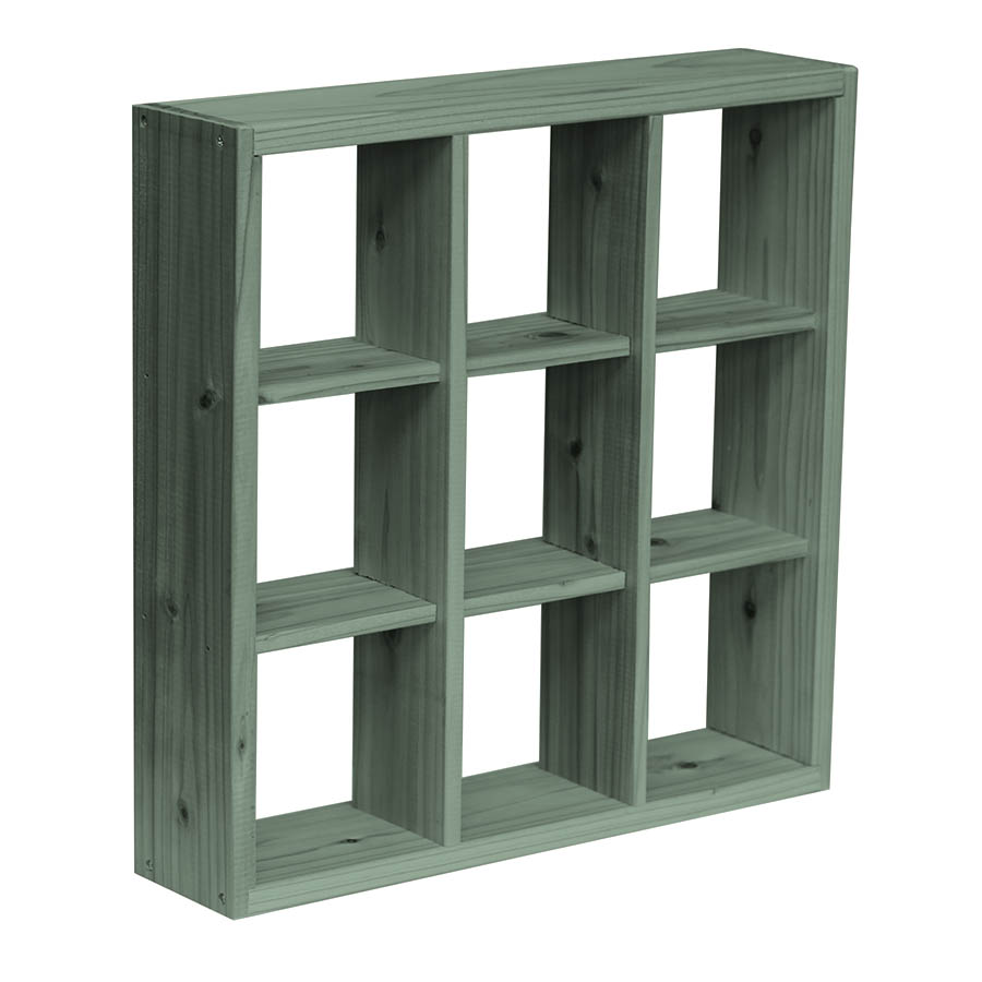 格子ラックミニ 120型 3X3 幅410mm×高さ410mm×奥行96mm