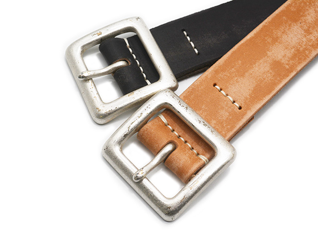 全2色【FULLCOUNT/フルカウント】「Wild Leather Garrison Belt
