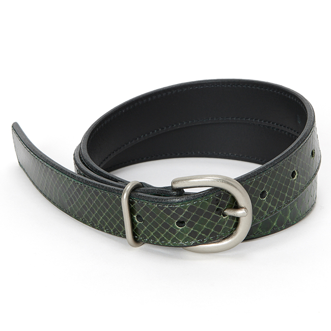 Hender Scheme（エンダースキーマ） パイソンタンニングベルト python