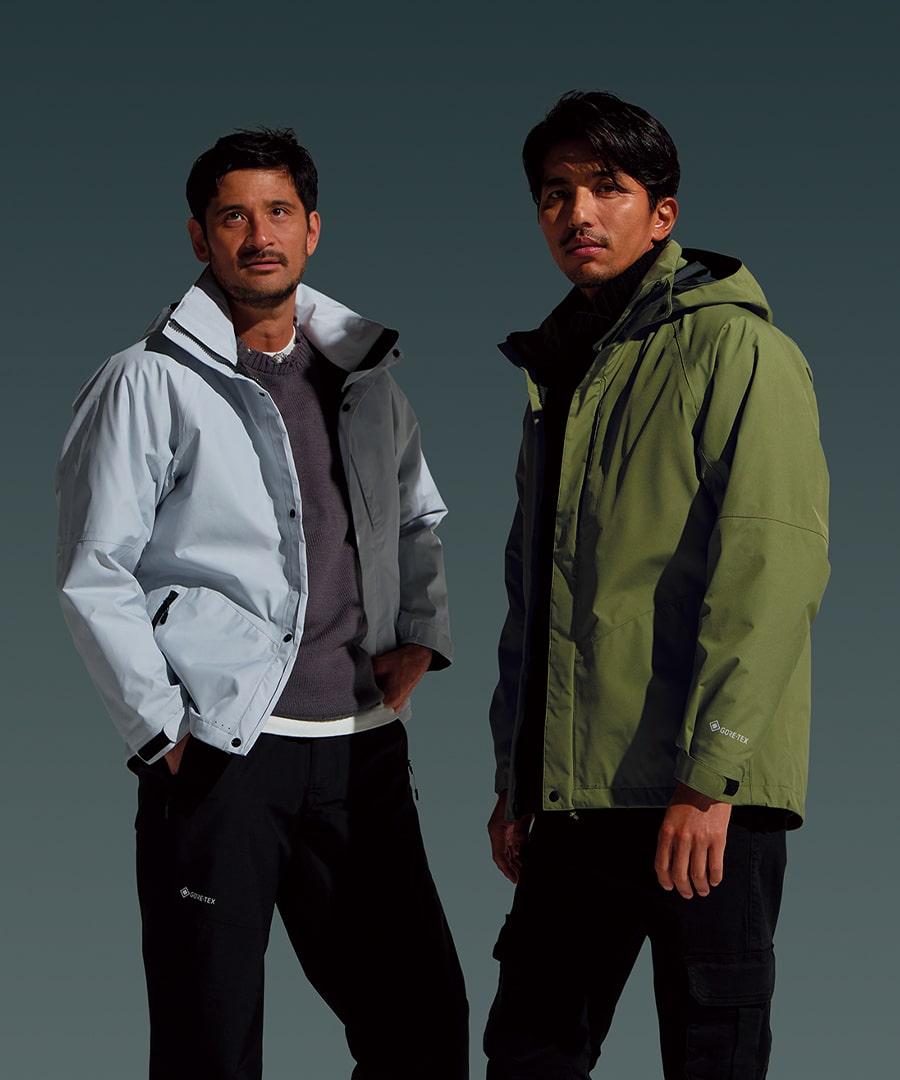 寒波対策 雪かき 最強防風 GORE-TEX 防寒コート パンツ 51031 51032