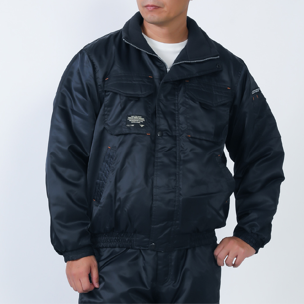 カジメイク 防寒着 メンズ 作業着 ジャンパー ブルゾン 作業服 軽量