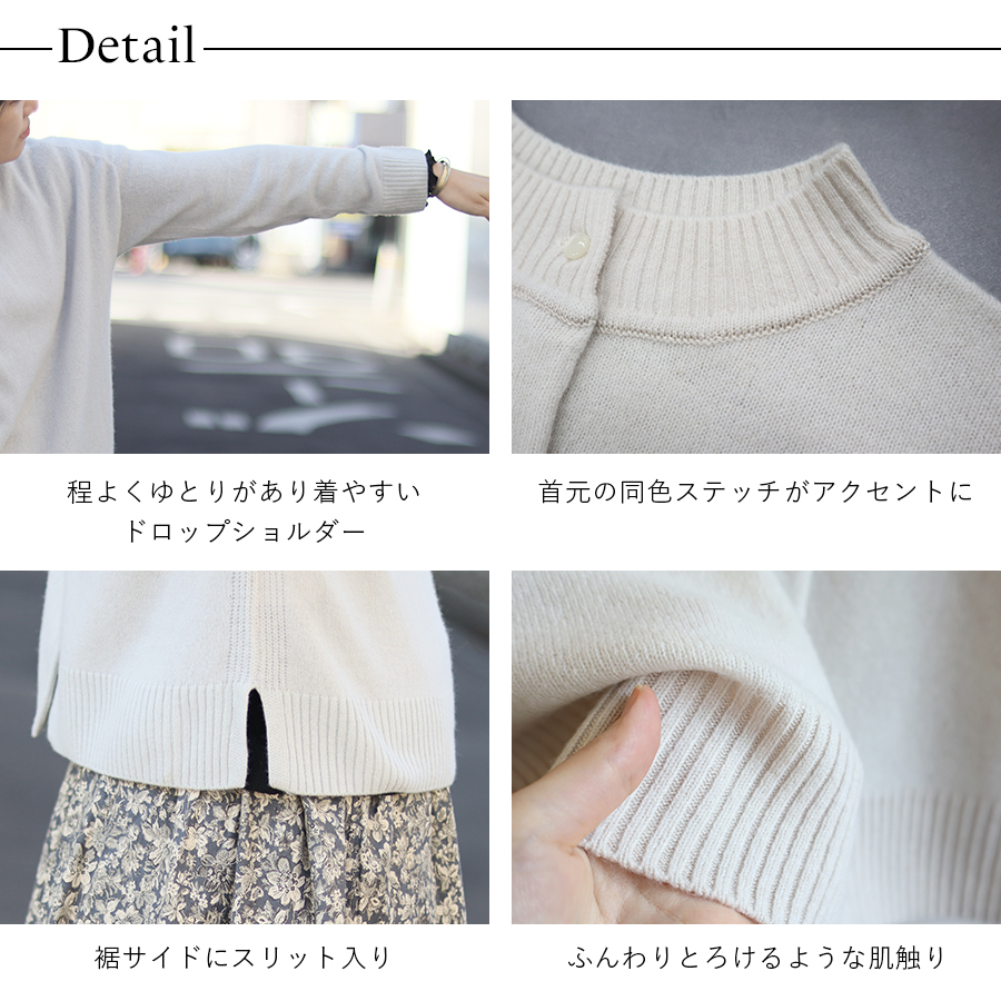 ウールカシミヤカーディガン LILASIC ウール100 : W Pocket - 通販