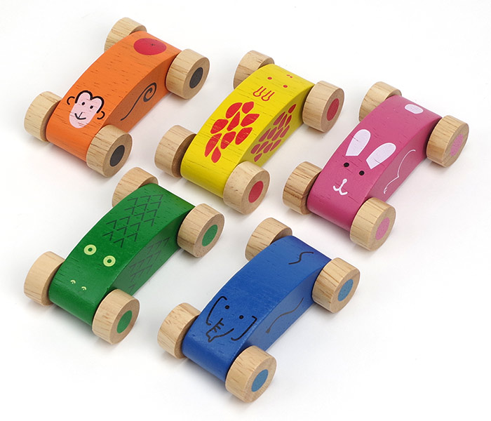 エド・インター（Ed・Inter） 木のおもちゃ スロープ 車 1歳 木製 玉