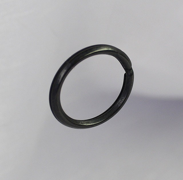 真鍮ダブルリング16mm（二重リング）ダールブラック : にのきん