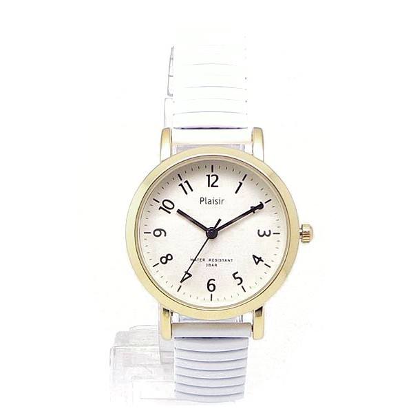 腕時計 レディース ニッケルフリー NTK-278 アラビア数字 ジャバラ