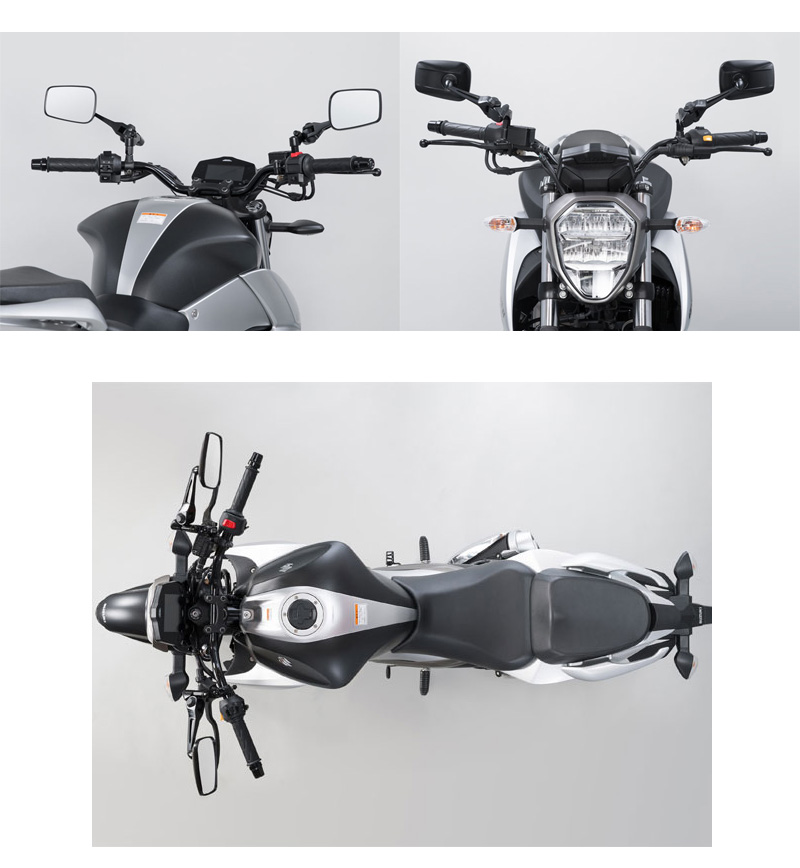 NAPOLEON タナックス ナポレオン シャークミラー5 ブラック NA-012