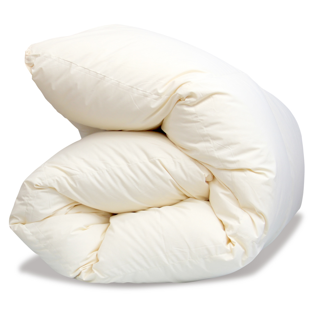 羽毛布団 キング 日本製 ホワイトダック ダウン85％ 1.9kg ニュー