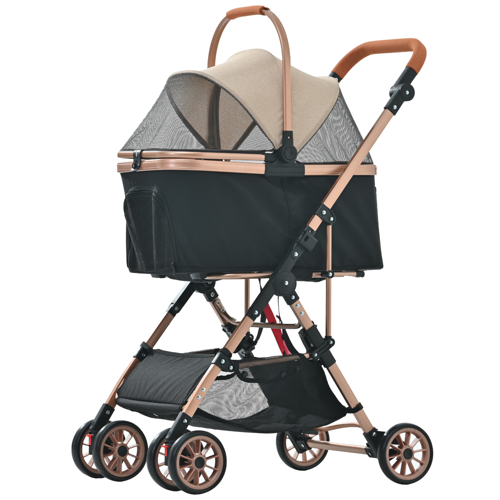 ペットカート 対面式 分離式 2way 折りたたみ 多頭 中型犬 小型犬 4輪