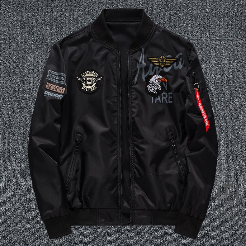 ホームアイホーム メンズ MA-1 フライトジャケット リバーシブル