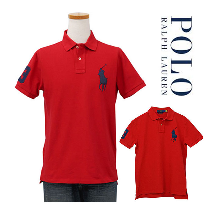 超激レア・Polo Ralph Lauren レッド ポロシャツ M POLO RALPH LAUREN