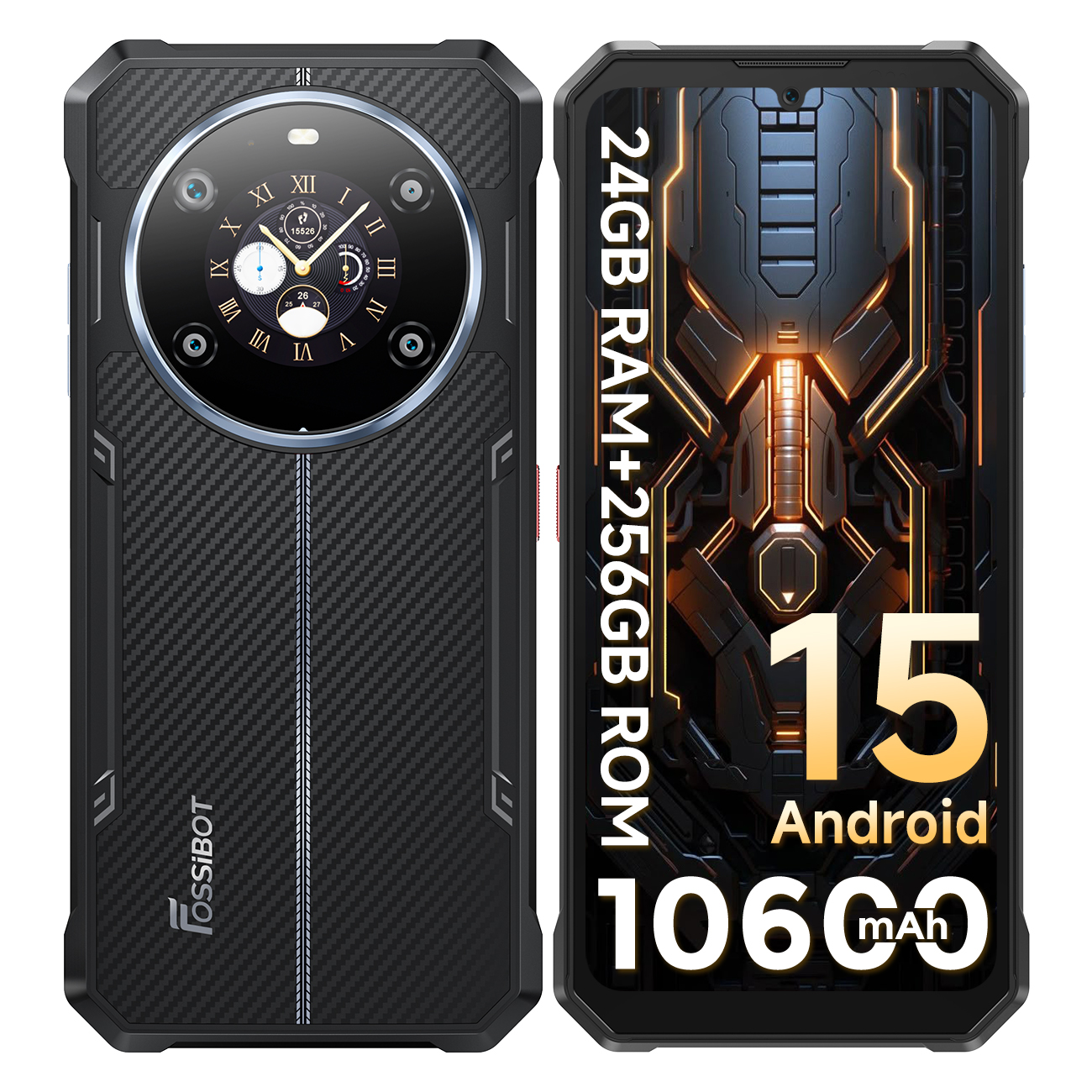 FOSSiBOT 4G対応 Android スマホ 15 F109S SIMフリー 本体 Android15