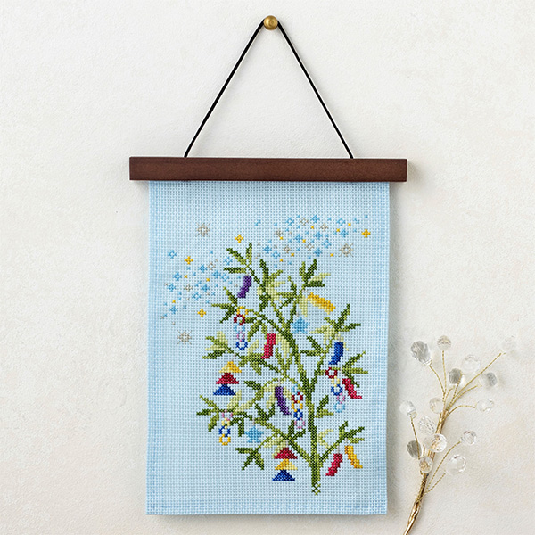 刺しゅうキット 『クロスステッチ 暮らしが華やぐ季節のたのしみ7月