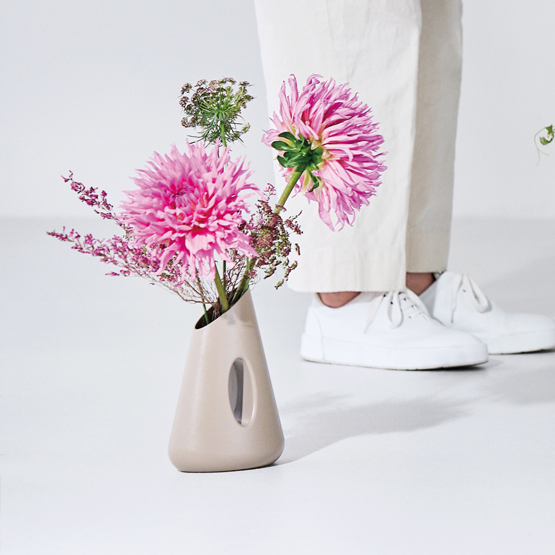 特典付 emo エモ フラワージャグベース 500 花瓶 フラワースタンド