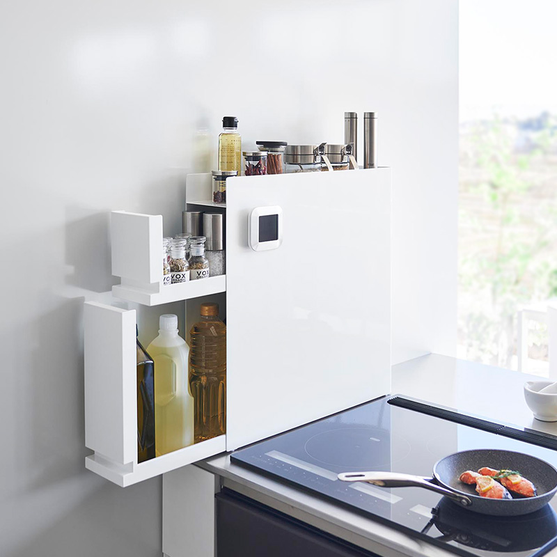 tower 山崎実業 隠せる調味料ラック タワー 2段 公式 隠せる スリム