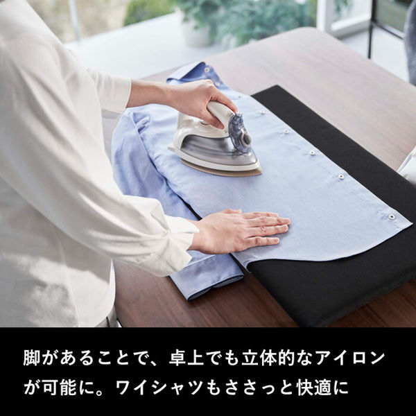 tower 山崎実業 卓上脚付き 平型アイロン台 タワー 公式 卓上 四角