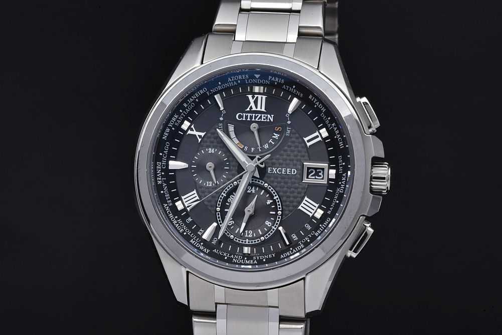 EXCEED(CITIZEN) シチズン AT9054-57E エクシード エコドライブ ダブル