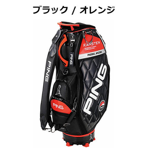 PING（ピン） キャディバッグ CB-C202 メンズ ホワイト/ネイビー 9.5