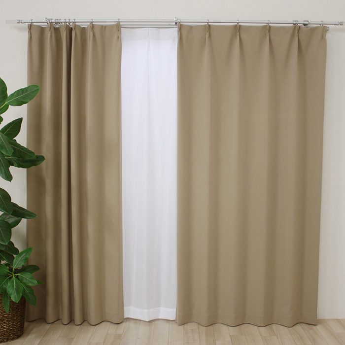 カーテン 4枚セット 遮光カーテン 1級 2級 4枚組 安い レース ミラー