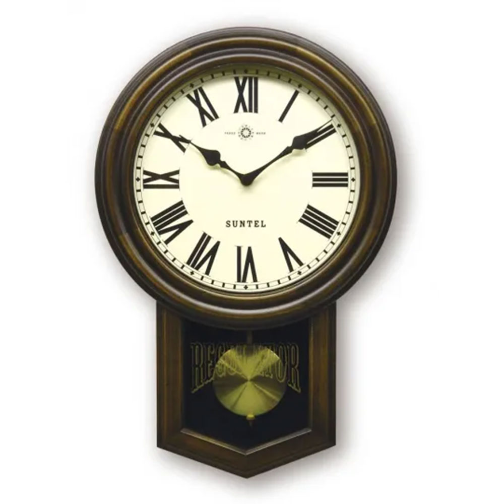 振り子時計 掛け時計 オシャレ 木製 アンティーク風 壁掛け時計 送料