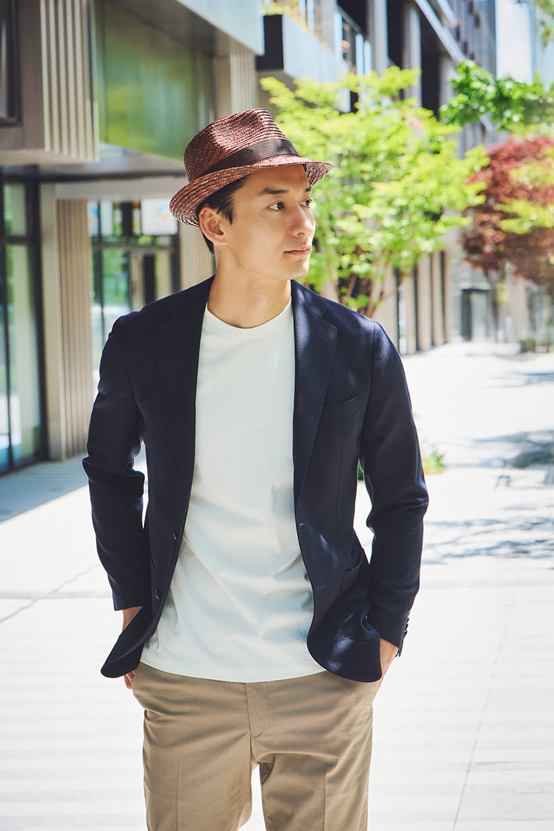 田中帽子店 Noah（ノア）中折れ麦わら帽子 ストローハット メンズ