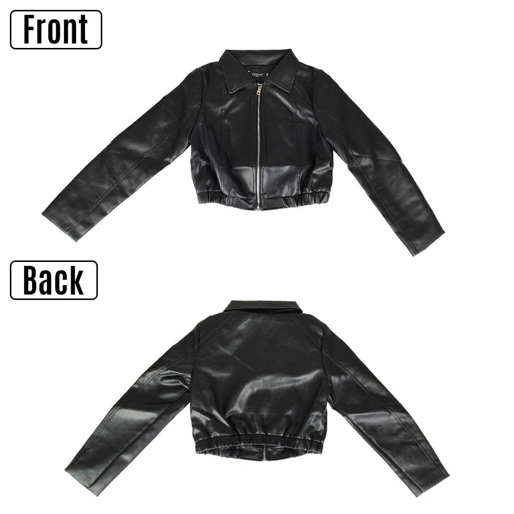 処分価格・売りつくし】ライダースジャケット ショート丈 レザー