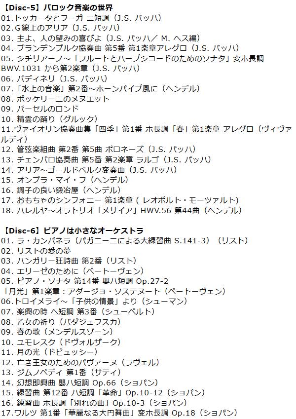 決定版クラシック・ホーム・コンサート CD7枚組 ボックスケース入 各巻